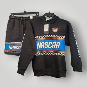 NASCAR Kids Fleece Hoodie & Shorts Set (Size: 9-10)